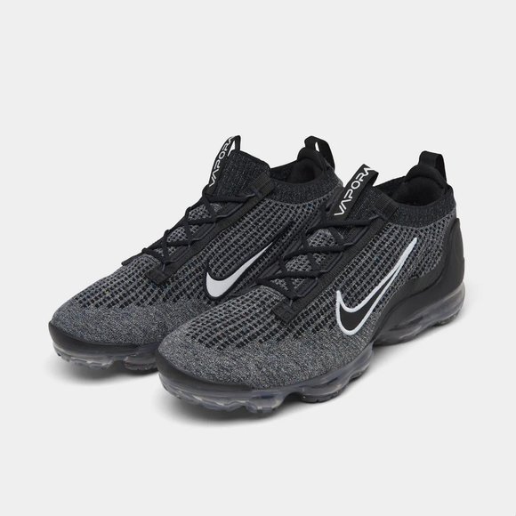 NIKE VAPORMAX FLYKNIT BLACK / BLACK - WHITE - Picture 1 of 9